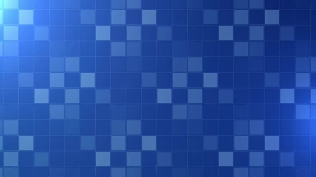  Abstract Blue Grid Background with Animated Rectangular Data Panels