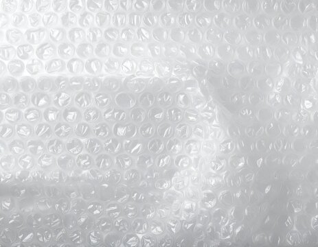 Macro plastic bubble wrap texture background