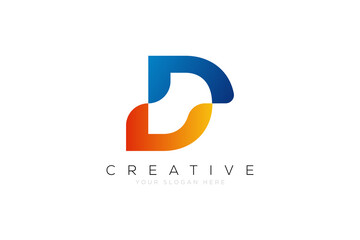 D Letter D Logo Icon Design Vector © Sopon Chandra Roy
