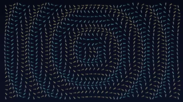 Seamless looping dark geometric zigzag pattern motion background with dynamic texture
