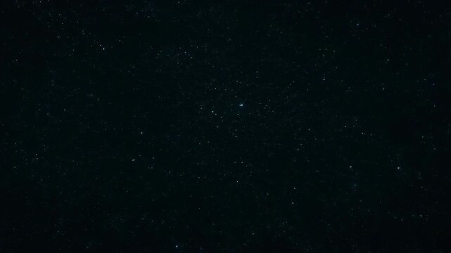 A dense field of bright stars scattered across the dark night sky