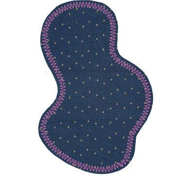abstract shape embroidery