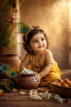 Happy Krishna Janmashtami, Dahi Handi, Radha Krishna, Gokul Ashtami & Nand Mahotsav Festival