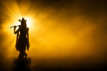 Fototapeta premium Lord Krishna Janmotsav with Dahi Handi Gokulashtami and Nandotsav Celebration