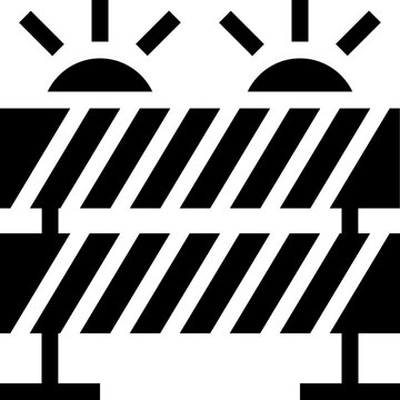 Road Barrier Icon
