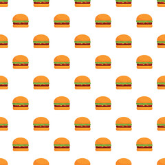 Fototapeta premium Hamburger pattern creating a repeating background for various design needs