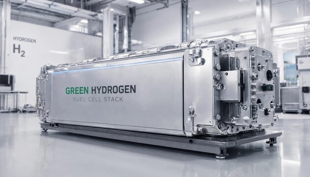 Large Scale Green Hydrogen Fuel Cell Stack in Industrial Facility