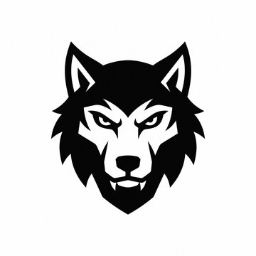 wolf head vector