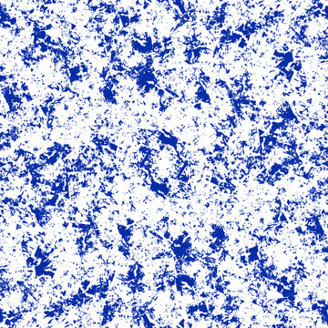 Abstract Blue and White Distressed Grunge Texture Pattern