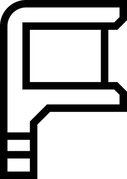 Dental Floss Outline Icon
