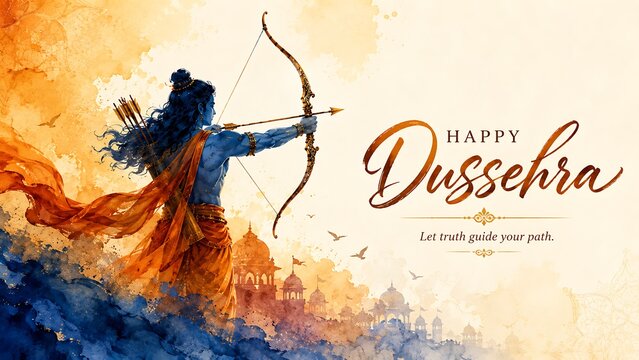 Vijayadashami Dussehra Greeting &ndash; Victory of Good Over Evil