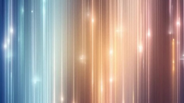 Abstract High Tech Vertical Light Beams Particle Sparkle Motion Background Speed Lines