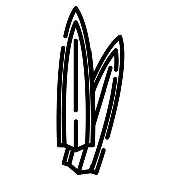 Fragnant pandan leaf icon