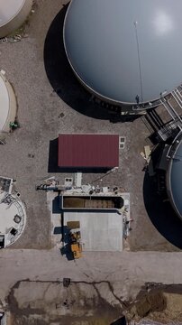 Modern Sustainable Agriculture and Biomethane Production, Tractor Loading Silage in Italy