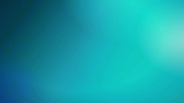 Animated smooth gradient mesh transition flowing from vibrant royal blue and cyan to lush emerald green with glowing light leak effect.
