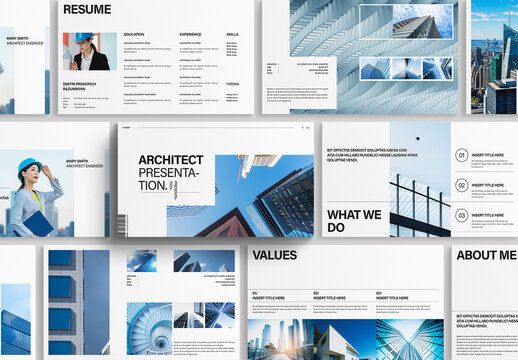Architecture Portfolio Design Presentation Template
