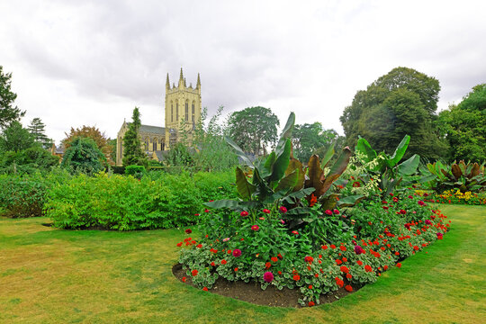 Bury St Edmunds Abbey Gardens.