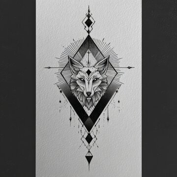 Detailed black and grey fine line tattoo on a forearm with dotwork shading, botanical and geometric elements. Modern blackwork body art for tattoo studios, portfolios and social media.