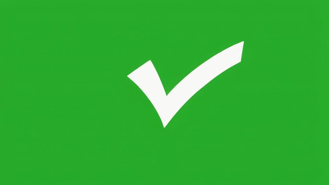 Multiple green checkmarks appearing on black and green background