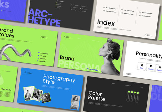 Minimalist Brand Persona Presentation
