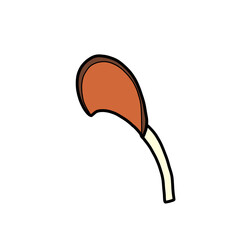 Easter lamb grill bone food Meat Hand drawn © khulisara