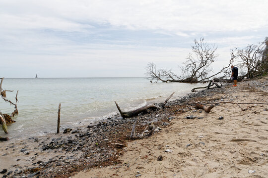 Plage de l'&icirc;le de Mons