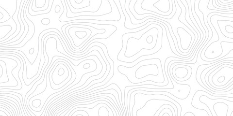 Modern Abstract Terrain Map Illustration with Layered Contour Curves and Wood Grain Inspired Monochrome Patterns © inaya