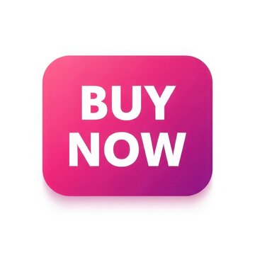 Buy now button with gradient pink background