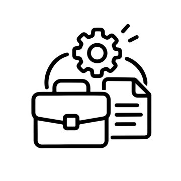 business optimization process vector icon