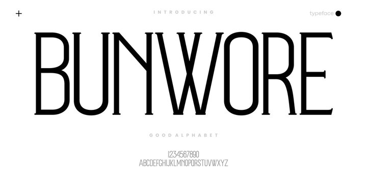 Elegant Condensed Font for Fashion Editorial Branding and Modern Typography