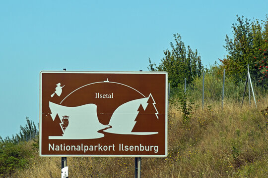 Touristische Unterrichtungstafel Ilsetal Nationalparkort Ilsenburg
