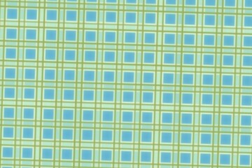 Colorful checkered pattern with pastel blue and yellow tones