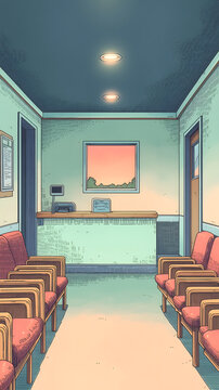 Explore a Calming and Functional Waiting Room Design: A Minimalist and Inviting Healthcare Space for Patient Comfort and Relaxation
