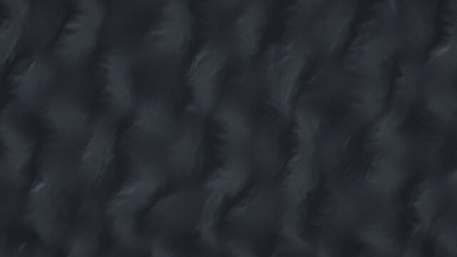 Dark grey soft fur texture waving in rhythmic patterns. 4K Video
