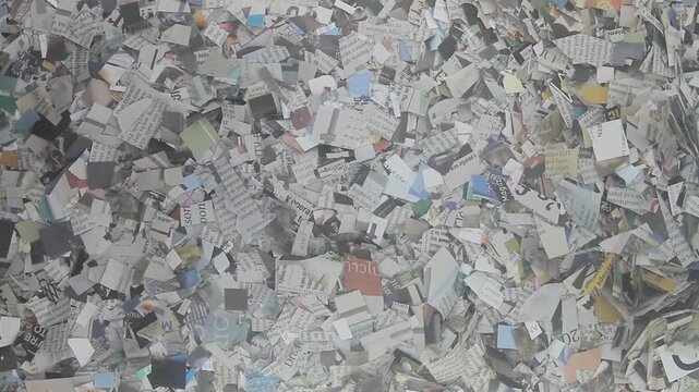 newspaper confetti fluttering background texture 