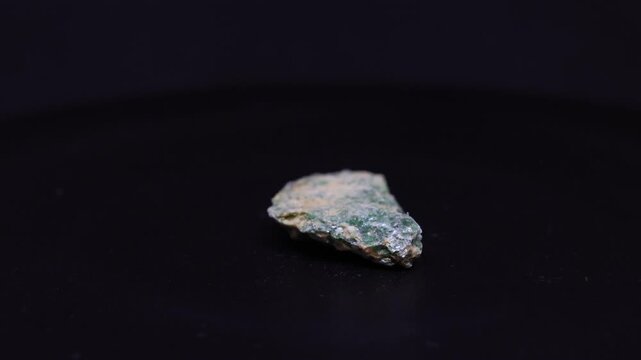 pyrite mineral from Peru with black background