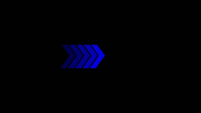 arrow icon concept animation right to left direction looping arrow loading and navigation