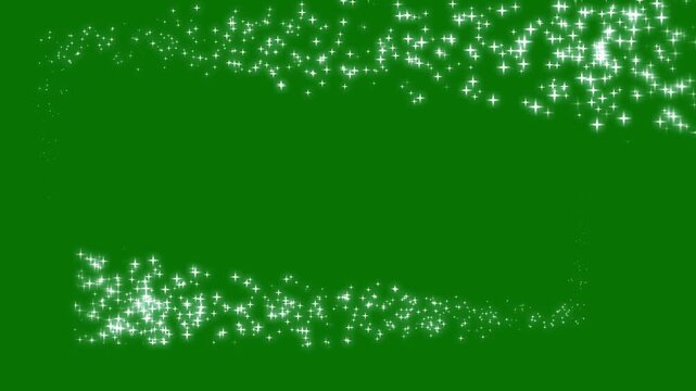 4K sparkle particle animation, soft light trails, twinkle doodle stars, luxury star particles, magical fairy dust trail on green screen, smooth seamless loop motion graphics effect