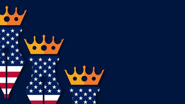American Constitution Day and Citizenship Day Celebration Background with Patriotic Symbols.