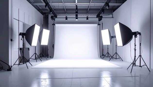 Premium product photography studio with professional lighting