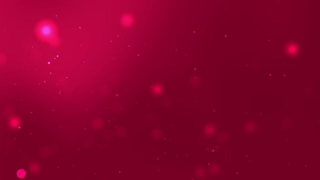 Maroon background with magenta circles, festive sparkles, dots, and glowing particles  perfect for vibrant holiday designs and party invitations.