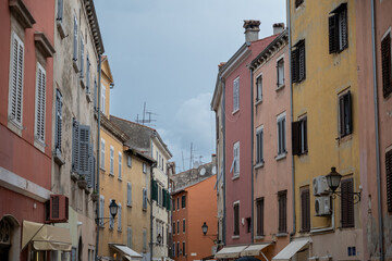 Fototapeta premium old houses in pula