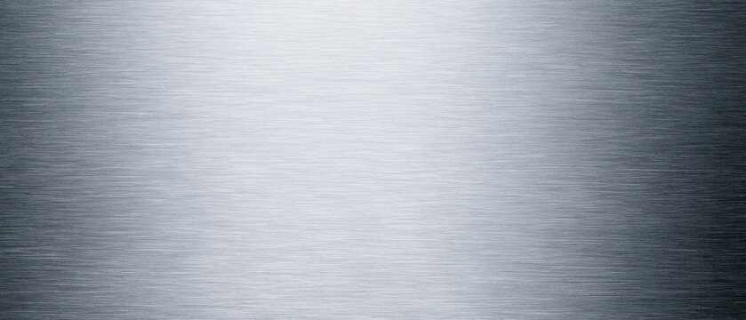Silver Colored Brushed Stainless Steel Surface Industrial Finish