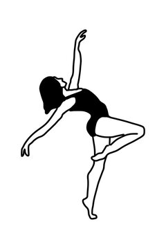 ballet dancer silhouette