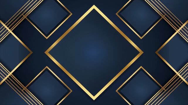 abstract geometric diamond shapes transitioning in dark grid pattern