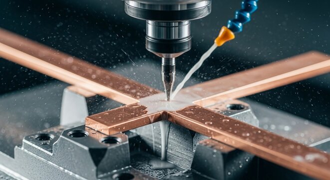 Intricate Precision Machining of Copper Components in Industrial Production