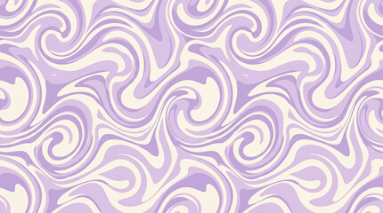 Obraz premium Purple Retro Seamless Marble Pattern Liquid Swirl Background