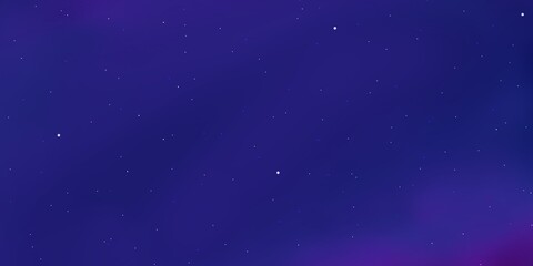 Horizontal astrology background stars universe background. Night with nebula in the cosmos. Milky Way in infinity space. Starry night with shining stars in gradient sky. Illustration © Retno