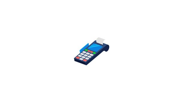 Card Swiping Machine Animation
