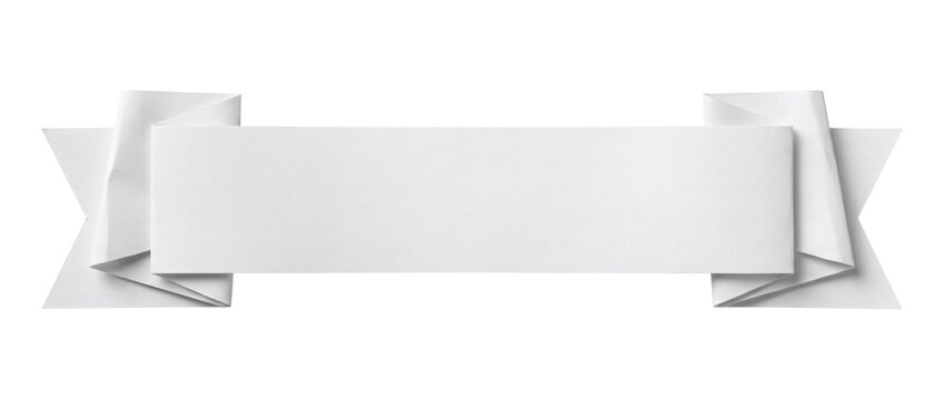 Abstract art design, black ribbon banner shape isolated on transparent background. elegant text placeholder label cutout. Perfectly crafted professional graphic design components collection.